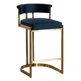 Harper &amp; Hindley 65cm Astrid Velvet Bar Stool
