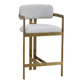 Harper &amp; Hindley 65cm Elvina Boucle Bar Stool