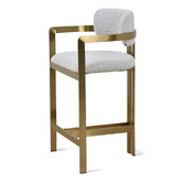 Harper &amp; Hindley 65cm Elvina Boucle Bar Stool