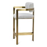 Harper &amp; Hindley 65cm Elvina Boucle Bar Stool