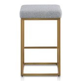Harper &amp; Hindley 67cm Greta Boucle Bar Stool