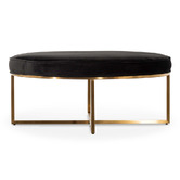 Harper &amp; Hindley Emerson Velvet Ottoman