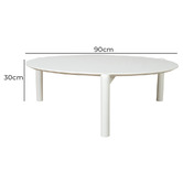 Harper &amp; Hindley 2 Piece Luna Coffee Table Set
