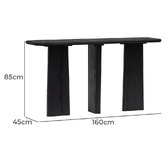 Harper &amp; Hindley Gideon Recycled Fir Wood Console Table