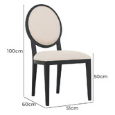 Harper &amp; Hindley Linnea Oak Wood Dining Chairs