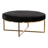 Harper &amp; Hindley Emerson Velvet Ottoman