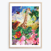 Campana Collective Phantasmagoria Giraffe Printed Wall Art