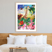 Campana Collective Phantasmagoria Giraffe Printed Wall Art