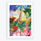 Campana Collective Phantasmagoria Giraffe Printed Wall Art
