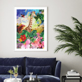 Campana Collective Phantasmagoria Giraffe Printed Wall Art