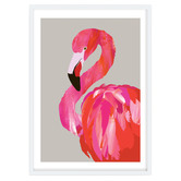 Campana Collective Fancy Flamingo Printed Wall Art