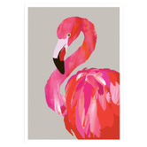 Campana Collective Fancy Flamingo Printed Wall Art