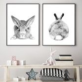 Campana Collective Set of 2 Mr Cottontail Unframed Paper Prints