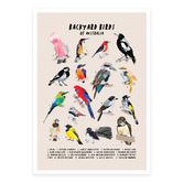 Campana Collective Backyard Birds Of Australia Printed Wall Art