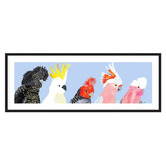 Campana Collective Australian Cockatoos Panorama Printed Wall Art