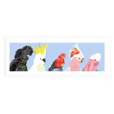 Campana Collective Australian Cockatoos Panorama Printed Wall Art