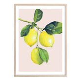 Campana Collective Lemons Printed Wall Art