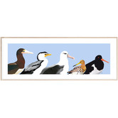 Campana Collective Australian Seabirds Panorama Printed Wall Art
