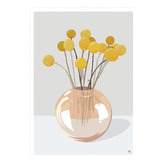 Campana Collective Billy Buttons Still Life Printed Wall Art