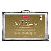 Tontine Classic Comfort Australian Wool &amp; Bamboo Blend Standard Pillow