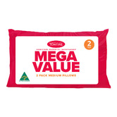 Tontine Mega Value Medium Standard Pillows