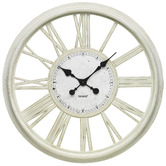 Punto 50cm White Dover Wall Clock 