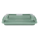 Wiltshire 3 Piece Rectangular Cake &amp; Cupcake Carrier Set
