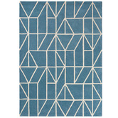 Scion Denim Viso Hand-Tufted Wool Rug
