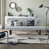 Scion Grey Modul Hand-Tufted Wool Rug