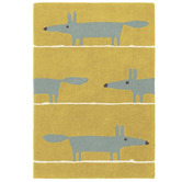 Scion Mustard Fox Hand-Tufted Wool Rug