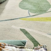 Scion Green &amp; Beige Oxails Juniper Hand-Tufted Pure New Wool Rug