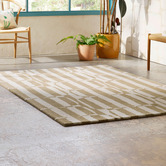 Scion Pebble Lohko Stripe Hand-Tufted Wool Rug