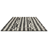 Scion Charcoal Lohko Stripe Hand-Tufted Wool Rug