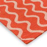 Scion Coral Ribbon Hand-Tufted Wool Rug
