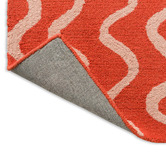 Scion Coral Ribbon Hand-Tufted Wool Rug