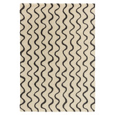 Scion Charcoal Ribbon Hand-Tufted Wool Rug