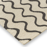 Scion Charcoal Ribbon Hand-Tufted Wool Rug