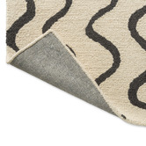 Scion Charcoal Ribbon Hand-Tufted Wool Rug