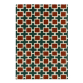Scion Rust Hatch Hand-Tufted Wool Rug