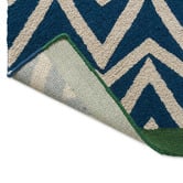 Scion Blue Dhurrie Indoor/Outdoor Rug