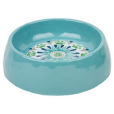 Barkley and Bella Blue Melilla Dog Bowl