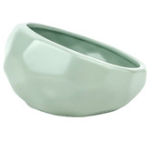 Barkley and Bella Honeycomb Ceramic Dog Bowl