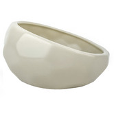 Barkley and Bella Honeycomb Ceramic Dog Bowl