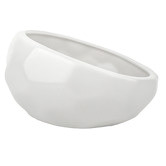 Barkley and Bella Honeycomb Ceramic Dog Bowl