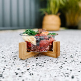 Barkley and Bella Ecoglass Dog Bowl