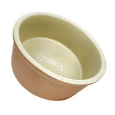 Barkley and Bella Drool Ceramic Dog Bowl