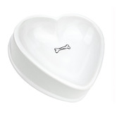 Barkley and Bella Dash Ceramic Dog Bowl