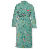 Pip Studio Green Les Fleurs Cotton Bathrobe