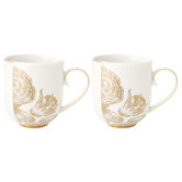 Pip Studio Royal Floral 325ml Porcelain Mugs