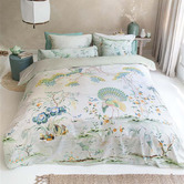 Pip Studio White Japonica Percale Cotton Quilt Cover Set